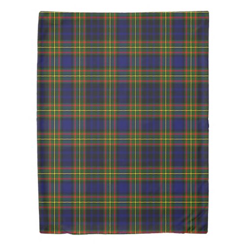 The Clan Clelland Tartan Plaid Duvet Cover