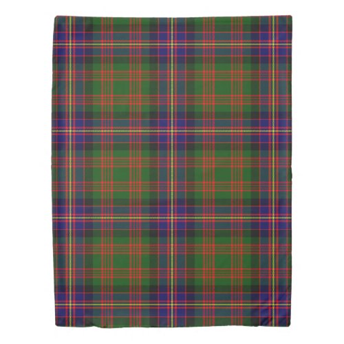 The Clan Cochrane Tartan Plaid Duvet Cover