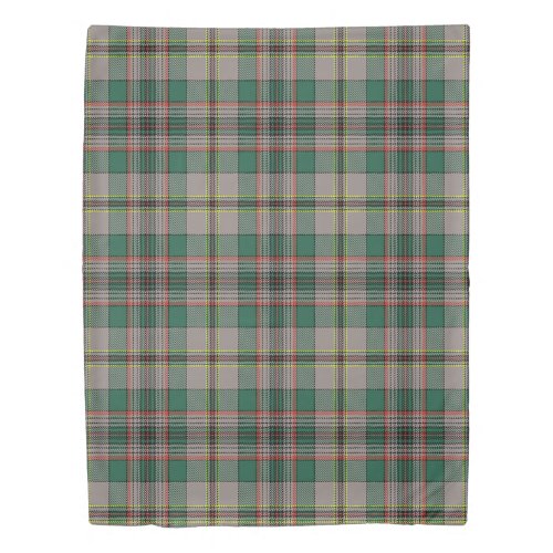 The Clan Craig Ancient Tartan Plaid Duvet Cover