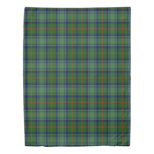 The Clan Cranstoun Hunting Tartan Plaid Duvet Cover