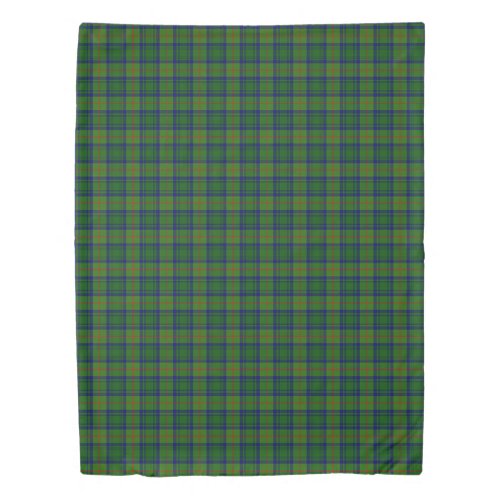 The Clan Cranstoun Modern Tartan Plaid Duvet Cover