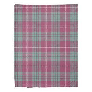 The Clan Crawford Ancient Tartan Plaid Duvet Cover