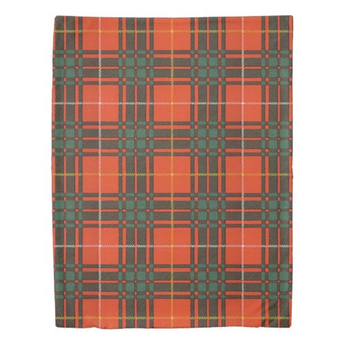 The Clan Crosby Tartan Plaid Duvet Cover