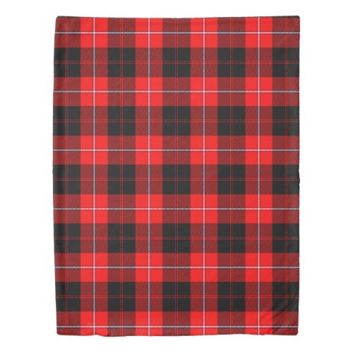 The Clan Cunningham Modern Tartan Plaid Duvet Cover