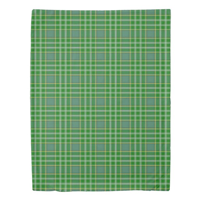 The Clan Currie Tartan Plaid Duvet Cover (Front)