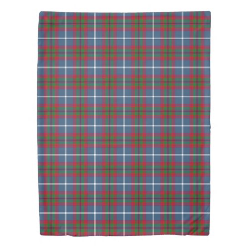 The Clan Dalmahoy Tartan Plaid Duvet Cover