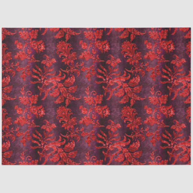 The Claret Velvet  Series Design 10 Tissue Paper (Front)