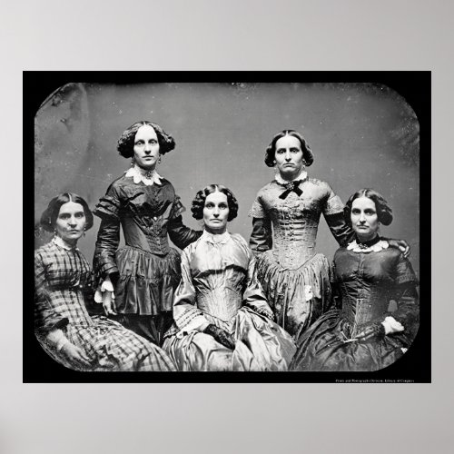 The Clark Sisters Daguerreotype 1845 Poster