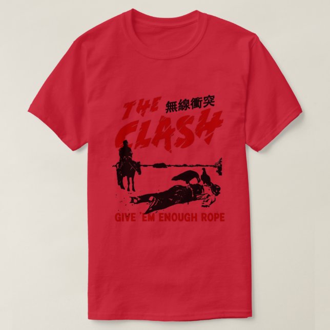the clash give em enough rope T-Shirt (Design Front)