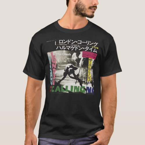 The Clash T_ShirtLondon Calling Japan __ The Clash T_Shirt