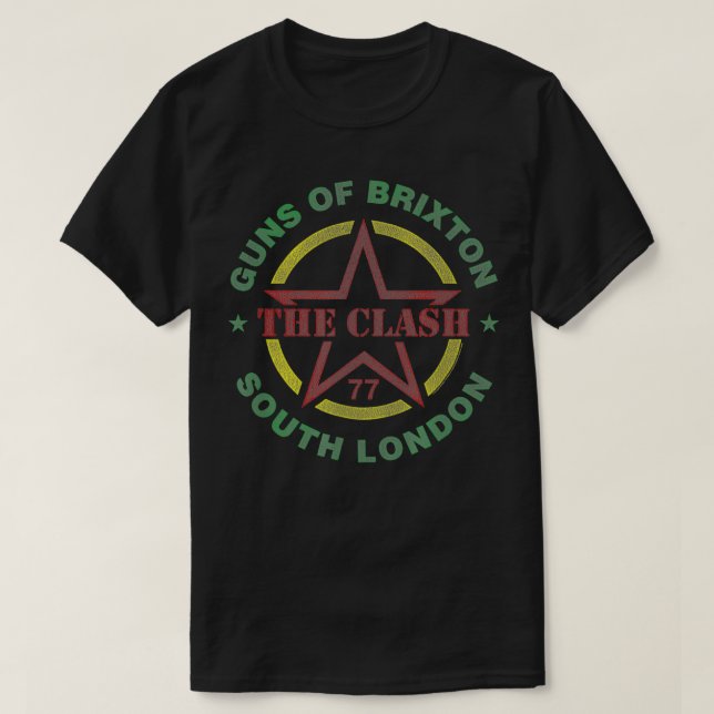 The Clash u2013 Guns Of Brixton T-Shirt (Design Front)