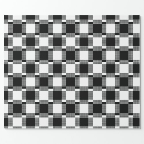  The classic black and white PatternWrapping Paper