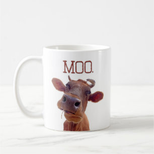 The Classic Cow “Moo” Funny Coffee Mug