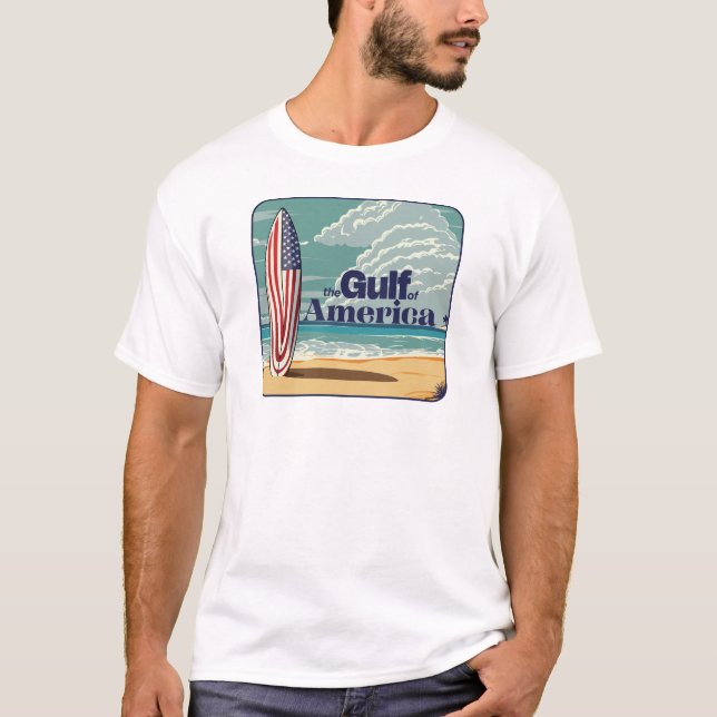 The Classic Gulf of America Surfer Hang Ten Vibes T-Shirt (Front)