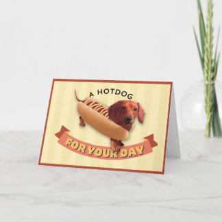 The Classic Hot Dog Thank You Card