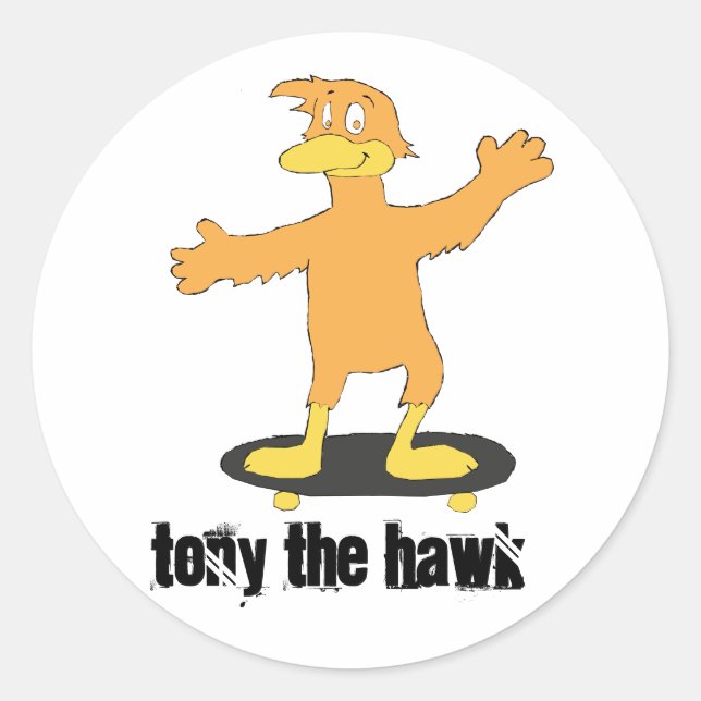 The Classic Round Sticker (Front)