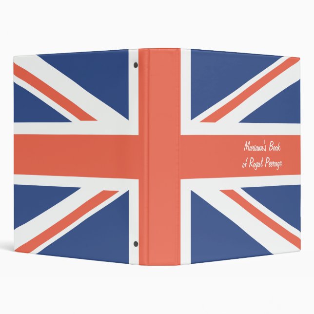 The Classic Union Jack 3 Ring Binder (Background)
