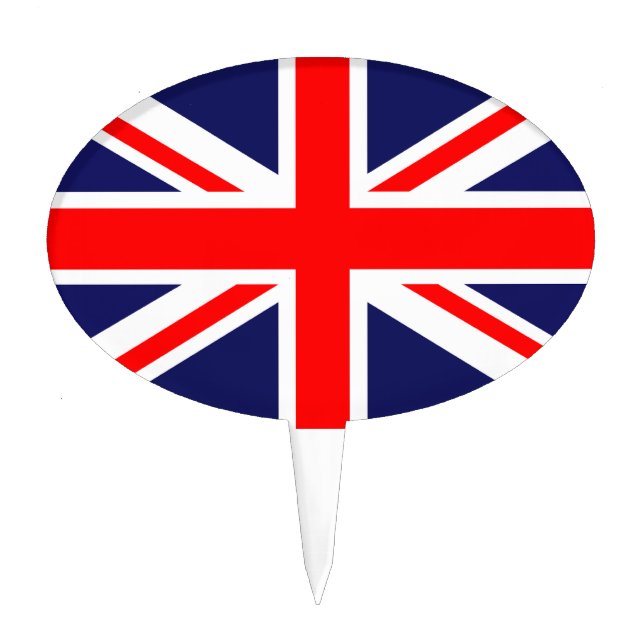 The Classic Union Jack Cake Topper (Front)