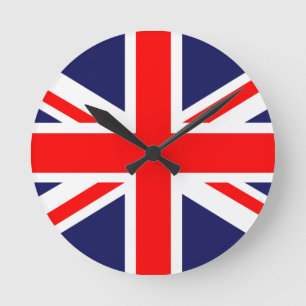The Classic Union Jack Round Clock