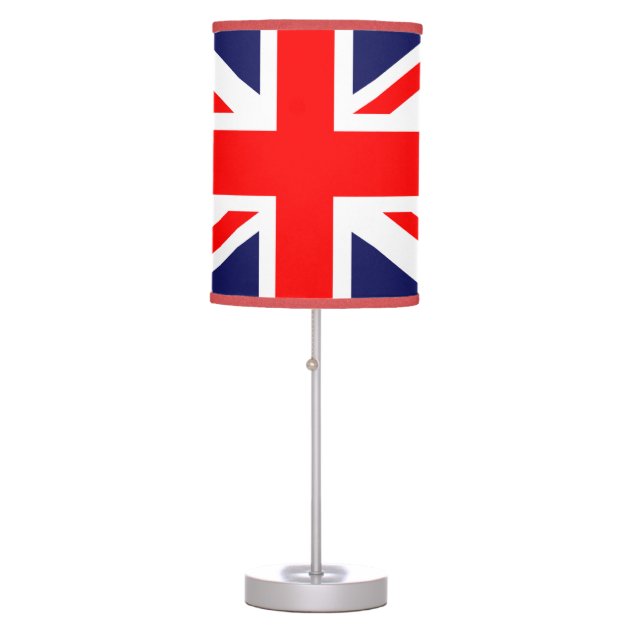 Personalised Gift BritishUK Flag Union Jack Heart Light Up Bottle Lamp Patriotic 