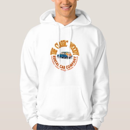 The Classic Woody Rental Car Company Logo Ver 40 Hoodie