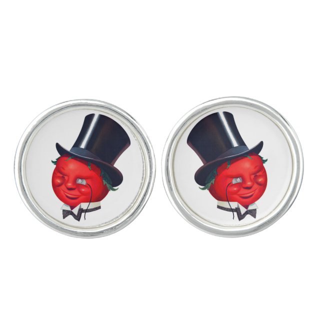 the classy tomato cufflinks (Front)