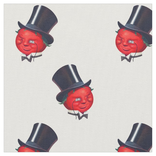 the classy tomato print fabric (Close Up)