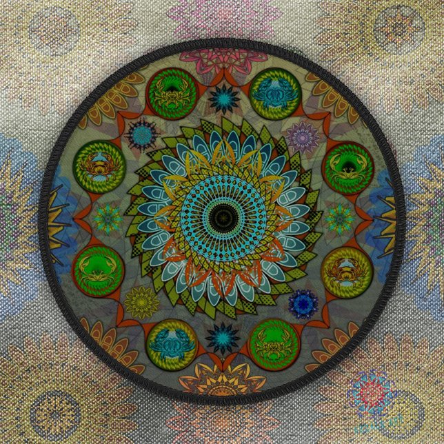 The Claws of Brachyura symbolic mandala art Patch (Creator Uploaded)