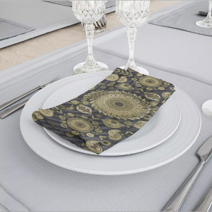 The Claws of gold brachyura symbolic Cloth Napkin