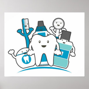 floss your teeth poster