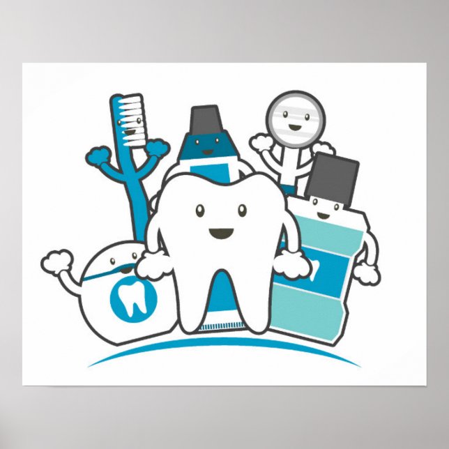 The Clean Teeth Gang Poster (Front)