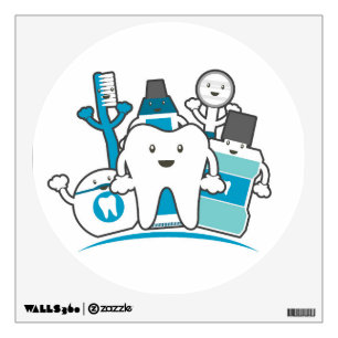The Clean Teeth Gang Wall Decal