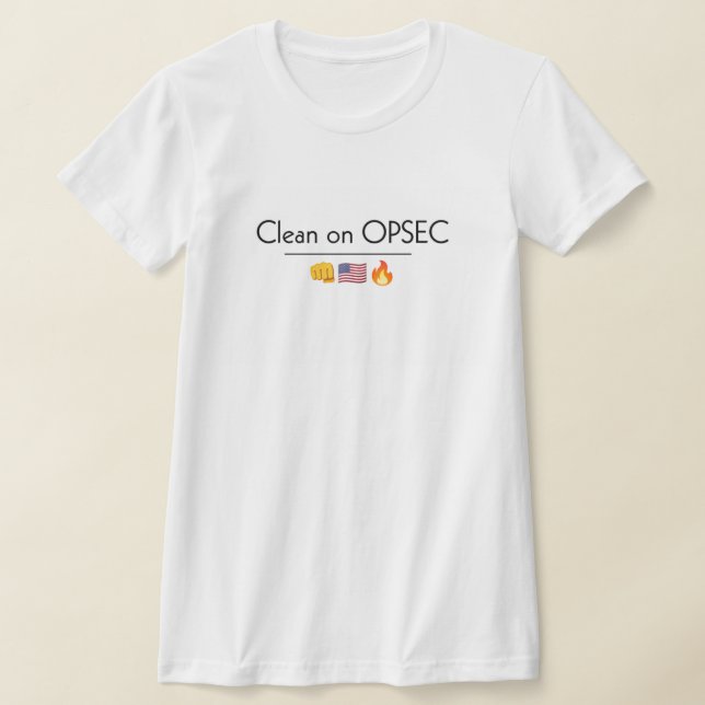 The Cleanest T-Shirt (Laydown)