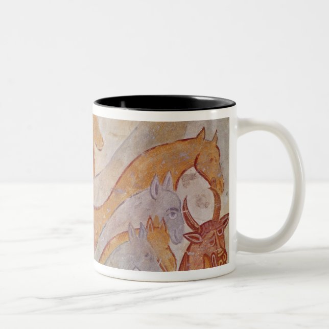 The Cleansing of the Temple Two-Tone Coffee Mug (Right)