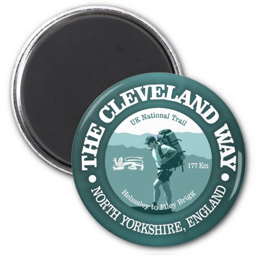 The Cleveland Way T Magnet