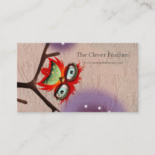 The Clever Feather Business Card