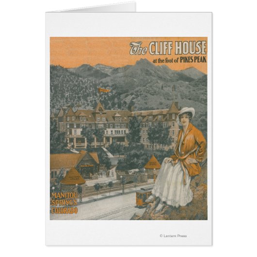 The Cliff House & Pikes Peak Cards (Front)