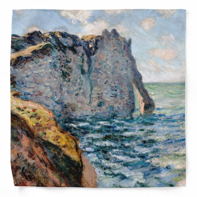 The Cliff of Aval, Monet Bandana (Front)
