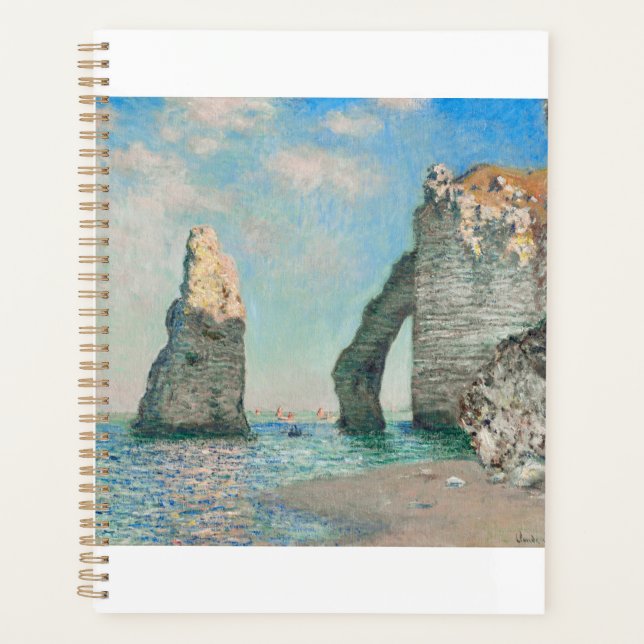 The Cliffs at Etretat 1885 by Claude Monet Planner (Front)