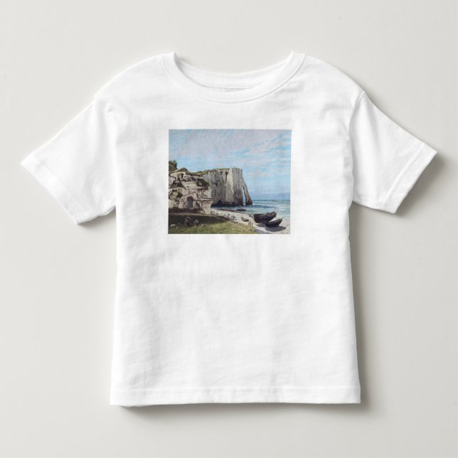 The Cliffs at Etretat after the storm, 1870 Toddler T-shirt (Front)