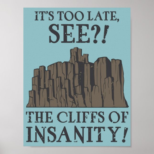 THE CLIFFS OF INSANITY POSTER (Front)
