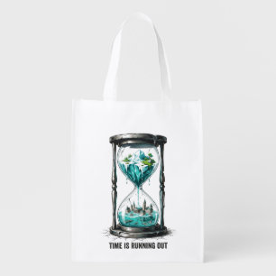 The Climate Clock: Save the World Reusable Grocery Bag