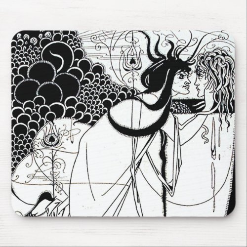The Climax  by Aubrey Beardsley _ HD Mouse Pad