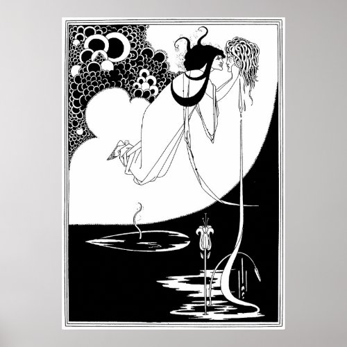 The Climax by Aubrey Beardsley Poster
