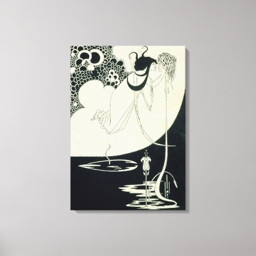 The Climax illustration from Salome by Oscar Wi Canvas Print