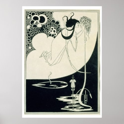 The Climax illustration from Salome by Oscar Wi Poster