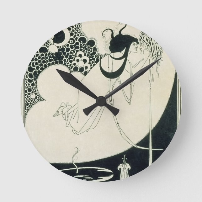 The Climax, illustration from 'Salome' by Oscar Wi Round Clock (Front)