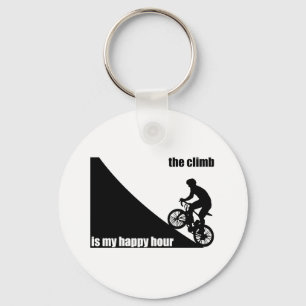 The Climb Is My Happy Hour Keychain