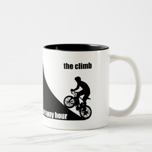 The Climb Is My Happy Hour Two_Tone Coffee Mug