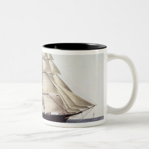 The Clipper Ship "Flying Cloud" Two-Tone Coffee Mug